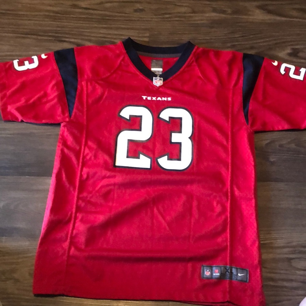 Texans Foster #23 red jersey by Nike